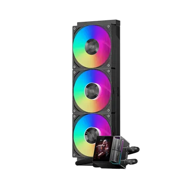 Система охлаждения PCCooler DS360 ARGB Display BK, 360 мм, 310 Вт