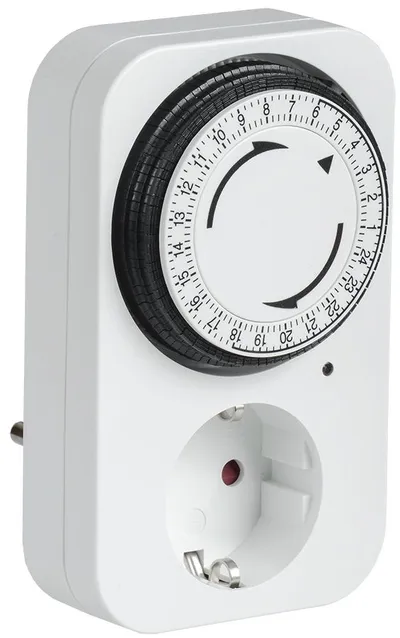 Розетка с таймером IEK ERT-20-1-16-S-15-1-20-K01 РТМ-2, 16 А, IP20
