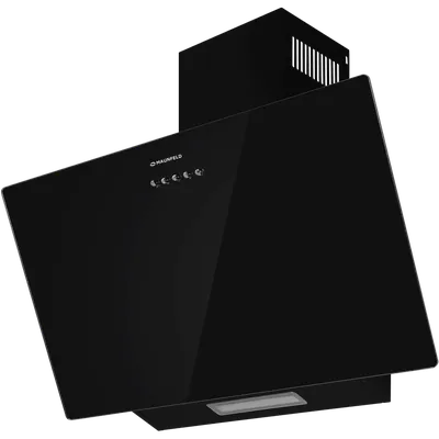 Вытяжка Maunfeld Tina 6080 Glass Black, наклонная, 60 см, 800 м³/ч, чёрная