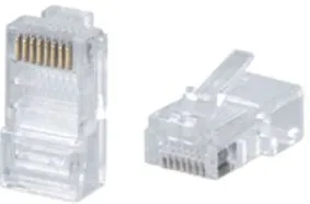 Коннектор RJ-45 Пожтехкабель-СКС 201-042, 8P8C, кат.6 UTP, 100 шт./уп.