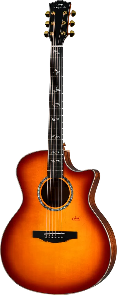 Акустическая гитара Kepma A1-GA-BS, Cherry Burst