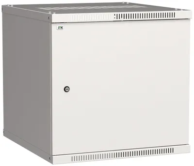 Шкаф настенный ITK LWE3-09U64-MF, 19", 9U, 600×450мм, дверь металл
