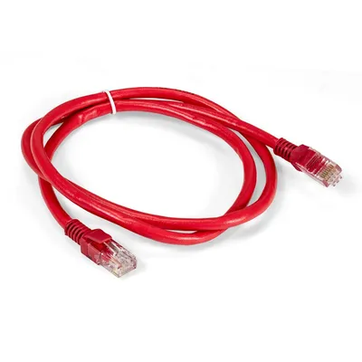 Патч-корд ExeGate EX297189RUS, UTP кат.6, RJ45-RJ45, 1м, красный