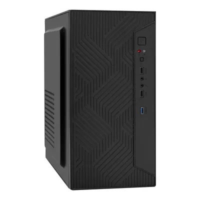 Корпус ПК ExeGate BAA-303U-AAA400, mATX, БП 400Вт, 2×USB+USB 3.0