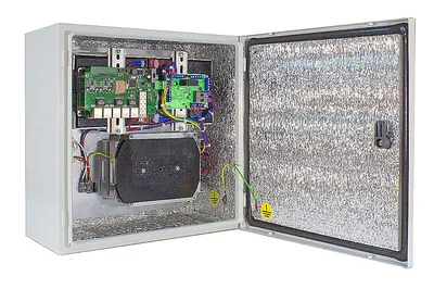 Коммутатор уличный Релион-SW-М-1G-1/4Poe+/60W-UPS, 1 Гбит/с, 4×PoE+ 60 Вт, IP66