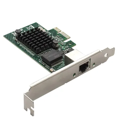 Сетевой адаптер ExeGate EX293451RUS, PCI-E x1, 1×GbE RJ-45