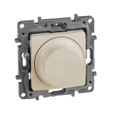 Светорегулятор IEK 672319 ETIKA, 300 Вт, 220 В, поворотно-нажимной, слоновая кость
