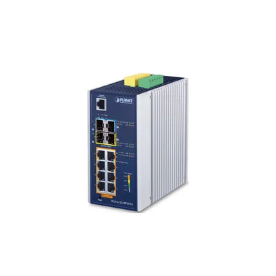 Коммутатор PLANET IGS-5225-8P2S2X, 8×1GbE PoE+ 240 Вт, 2×1G SFP, 2×10G SFP+, управляемый