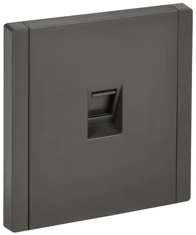 Розетка компьютерная IEK FP-K10-2-K03, RJ45 кат.6, скрытой установки, IP20, серая