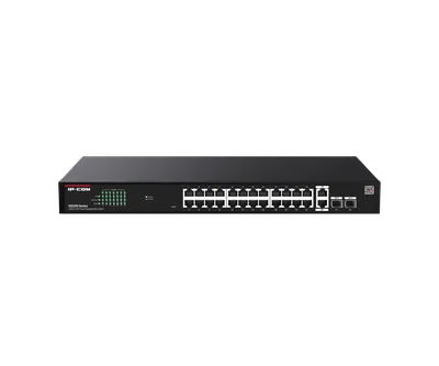 Коммутатор TENDA G2228P-24-410W, 26×1GbE, 2×SFP, PoE, управляемый