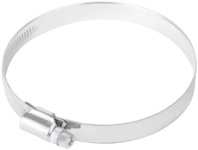 Хомут обжимной накатной FIT 99348т, 70-90мм, нерж. сталь, 12мм