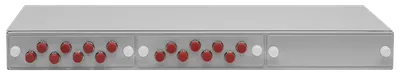 Кросс оптический SNR SNR-ODF-24R-16FC-P, 19" 1U, 16 портов FC, IP20, сталь
