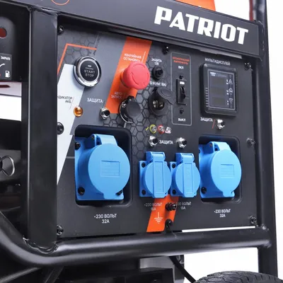 Генератор бензиновый Patriot GRA 12000AWS, 12 кВт, 220/12 В, 62 дБ