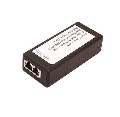 PoE-инжектор NST NS-PI-1G-30, 1 порт, Gigabit Ethernet, до 30 Вт, 802.3af/at