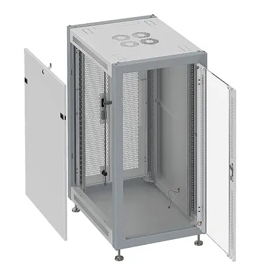 Шкаф телекоммуникационный SYSMATRIX SL 6018.714, 19", 18U, 600×1000×935мм, серый