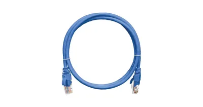 Патч-корд NIKOMAX NMC-PC4UD55B-003-BL, Cat.5e, U/UTP, 0.3м, синий