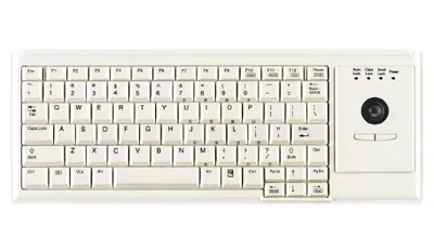 Клавиатура Active Key TKL-083-TB14-KGEH-WHITE-USB-US/CYR, промышленная, USB