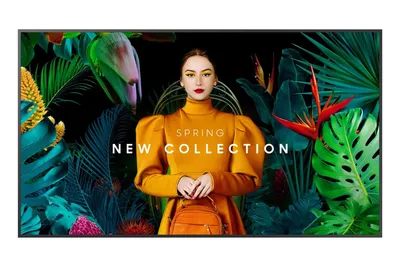 Информационный дисплей Samsung QH55C, 55", 4K UHD, 700 кд/м², Tizen 7.0