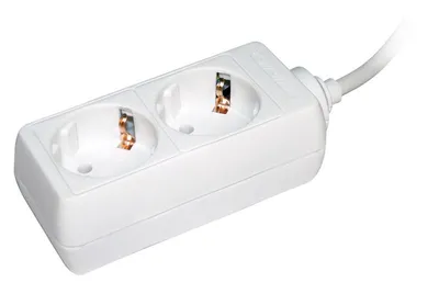 Удлинитель IEK WYP10-16-02-03-Z-N, 2 розетки, 3м, 16А