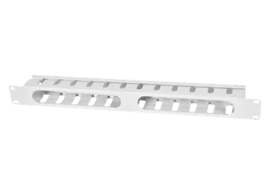 Кабельный органайзер ЦМО ГКЗ-1U, горизонтальный, 19", 1U, с крышкой