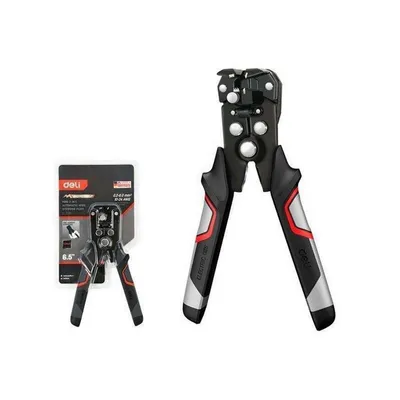 Стриппер Deli DL2015, 0.6–6 мм², 165 мм, зачистка и резка проводов