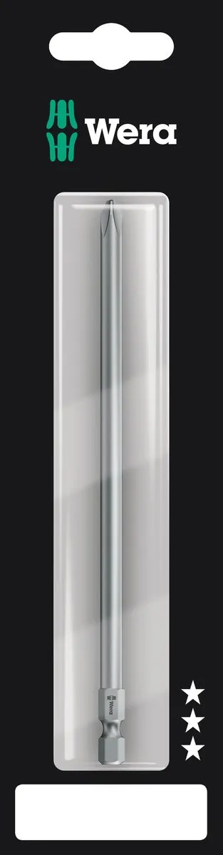 Бита WERA WE-136306, PH2, 1/4", 152 мм, вязкая твёрдость
