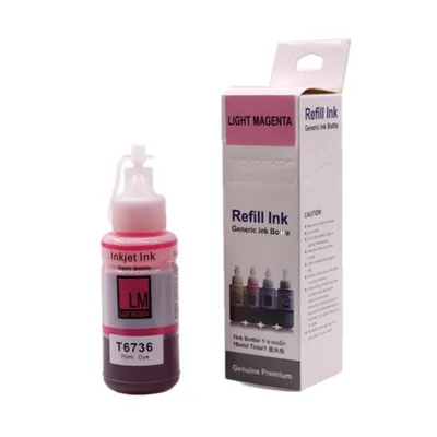 Контейнер с чернилами Булат GDEP00L800060, Epson T6736, Light Magenta, 70 мл, струйная