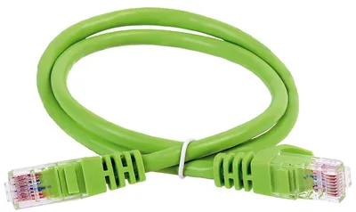Патч-корд ITK PC02-C6U-2M, U/UTP, кат.6, PVC, 2м