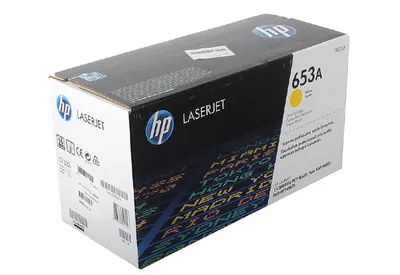 Тонерный картридж HP 653A CF322A, жёлтый, 16 500 страниц, LaserJet M680