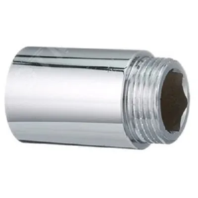 Удлинитель Aquadeel BFC-008-104, НВ 1/2"×25 мм, латунь, хромированный