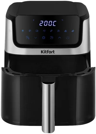 Аэрогриль Kitfort КТ-2284, 6.5л, 1800Вт, черный