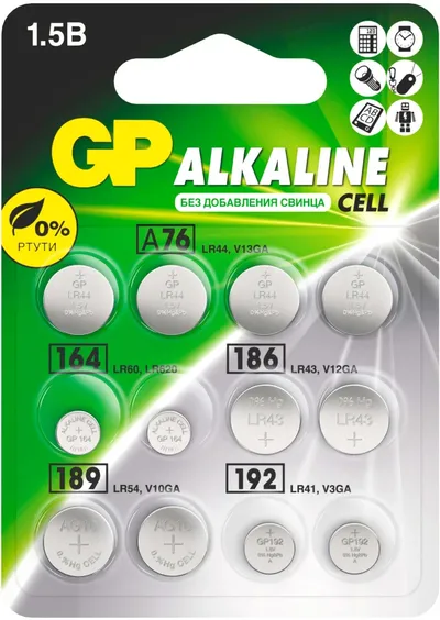 Батарея GP Alkaline ACM01-CR12 120/1440 (12шт) блистер