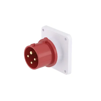 Вилка DKC DIS2431696, скрытой установки, 16А, 3P+E, IP44, 400В, синяя