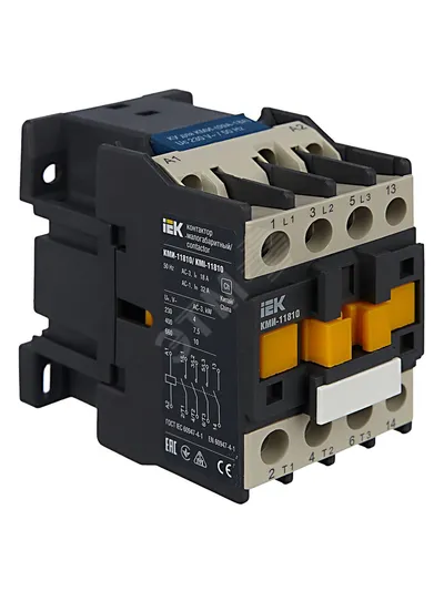 Контактор IEK KKM11-018-230-10 (КМИ-11810), 18 А, 230 В AC3, 1НО