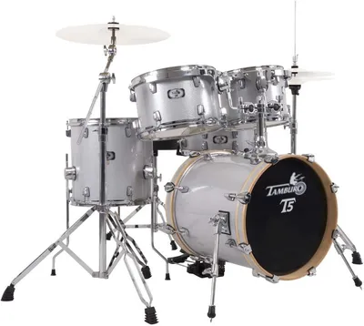 Ударная установка TAMBURO TB T5NCS18SLSK, 5 барабанов, бочка 18", томы 10-12-14, малый 14×3,5