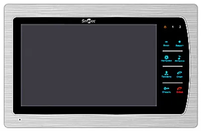 Монитор Smartec ST-MS307M-SL, 7", видеодомофон, 4-проводной, серебристый