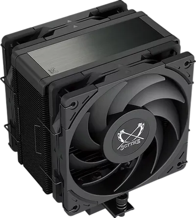 Кулер для процессора Scythe Kotetsu Mark 4 DBE (SCKTT-4000DBE), 200 Вт, 2×120 мм, 155 мм, 4-pin PWM