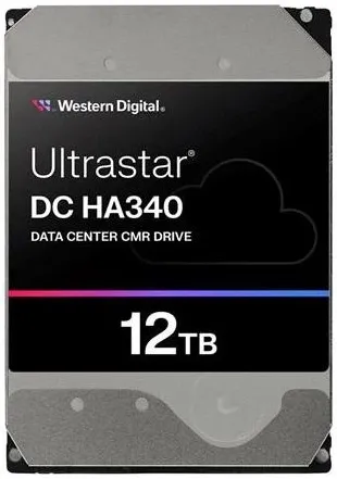 Жесткий диск Western Digital Ultrastar DC HA340 WUS721212BLE6L4, 12 ТБ, SATA III, 3.5", 7200 об/мин