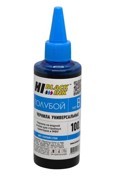 Чернила Hi-Black HB-BR-C-100ML, универсальные для Brother (тип B-V1), голубые, 0,1 л