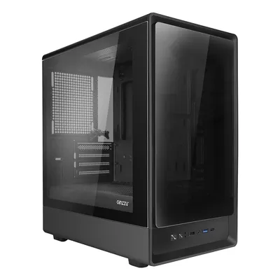 Корпус Ginzzu CL410, mATX, стекло