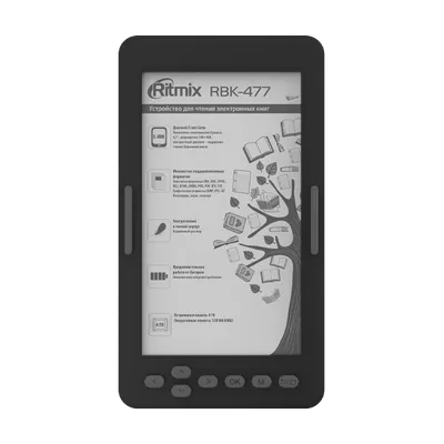Электронная книга E-Ink Carta/ RITMIX RBK-477