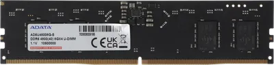 Оперативная память A-DATA AD5U48008G-S, DDR5, 8ГБ, 4800МГц, CL40, DIMM