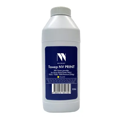 Тонер NV Print NV-XR7425-PR-250gY, желтый, 250 г, для Xerox WorkCentre 7425/7525/7220/7830