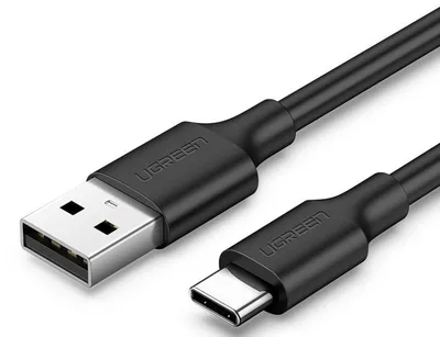 Кабель UGREEN US287 (60117) USB-A — USB-C, USB 2.0, 1.5 м, черный