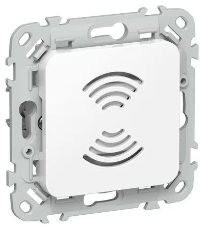 Звонок дверной IEK FLITE FI-ZD10-01-220-K01, с подсветкой, 250В, белый