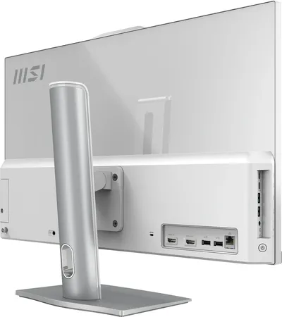 Моноблок MSI Modern AM272P 1M-1464XRU 27" Full HD Core 7 150U (1.8) 16Gb SSD512Gb Graphics без ОС GbitEth WiFi BT 120W клавиатура мышь Cam белый 1920x1080