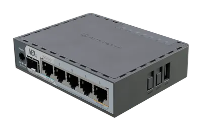 Маршрутизатор MikroTik E60iUGS (hEX S 2025), 5×GbE, 2.5G SFP, USB 3.0