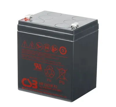 Аккумулятор CSB HR 1221W, 12В, 5Ач