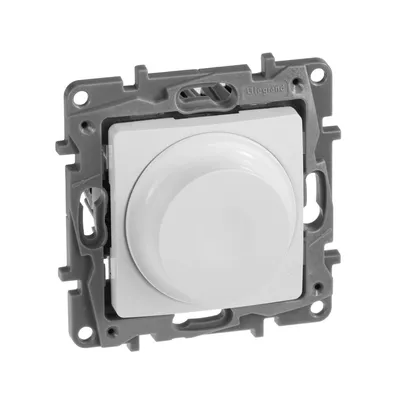 Диммер IEK 672219 ETIKA, поворотно-нажимной, LED 300 Вт, без нейтрали