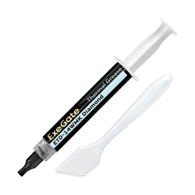 Термопаста ExeGate ETD-14WMK Diamond EX282339RUS, 13,6 Вт/(м·К), 2 г, шприц